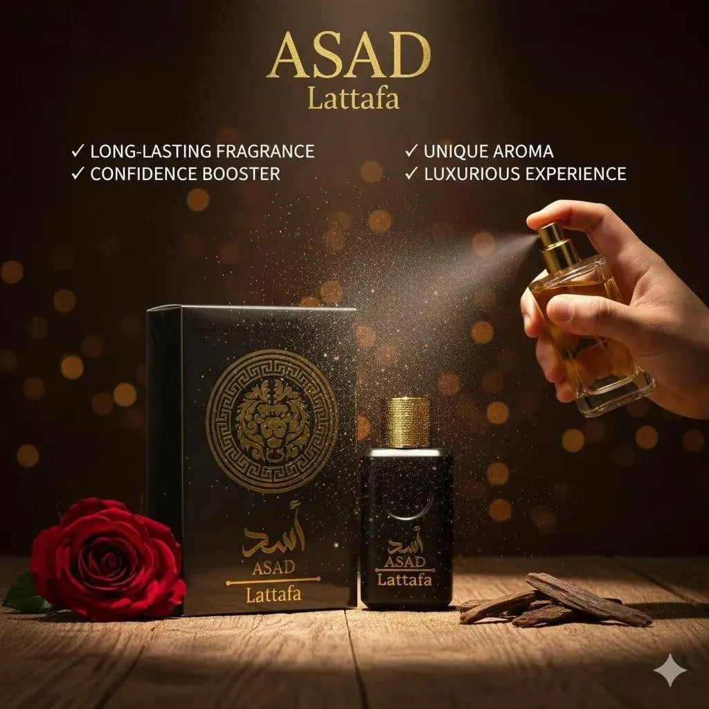 Lattafa Asad Eau de Parfum Black Unisex 100ml
