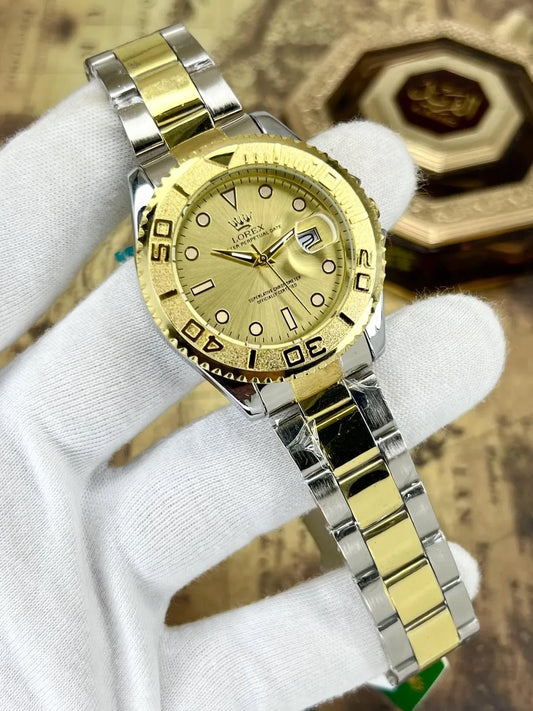 Men’s Modern Stylish Watch with Date Function – Random Multicolor Dial (With Box)