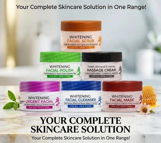 Luxury Whitening Facial Kit – Advanced Professional Skincare Treatment (6-in-1 Set)