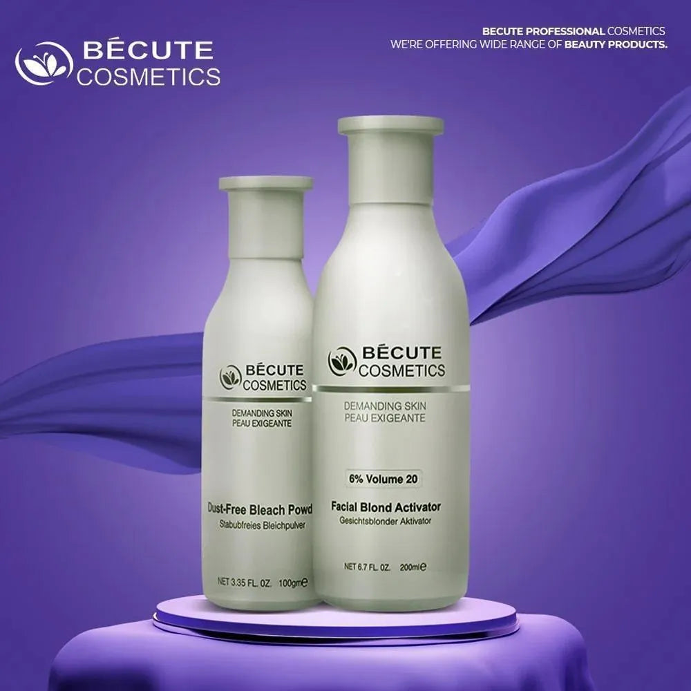 Becute Cosmetics Skin Polish Kit – Professional Whitening & Glow Facial Treatment (200ml + 100g)