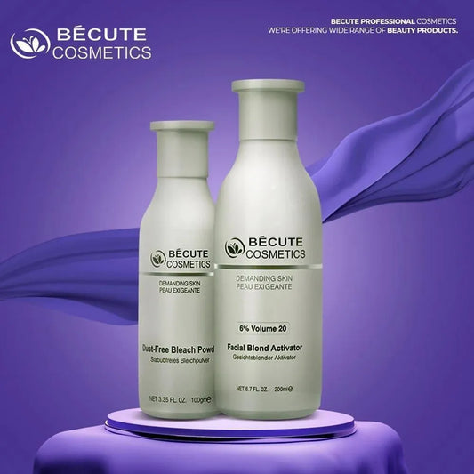 Becute Cosmetics Skin Polish Kit – Professional Whitening & Glow Facial Treatment (200ml + 100g)