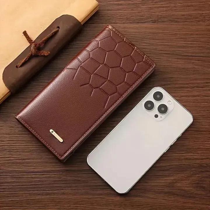 Men’s Leather Wallet Bifold – Honey Design Premium Slim Wallet