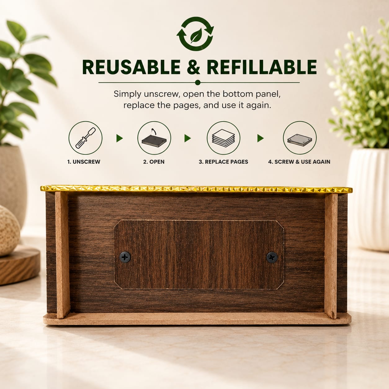 Umrah Saving Box By ClicknBuyyz - 280 Days Savings Plan -Gift for Muslims Money Saving Box